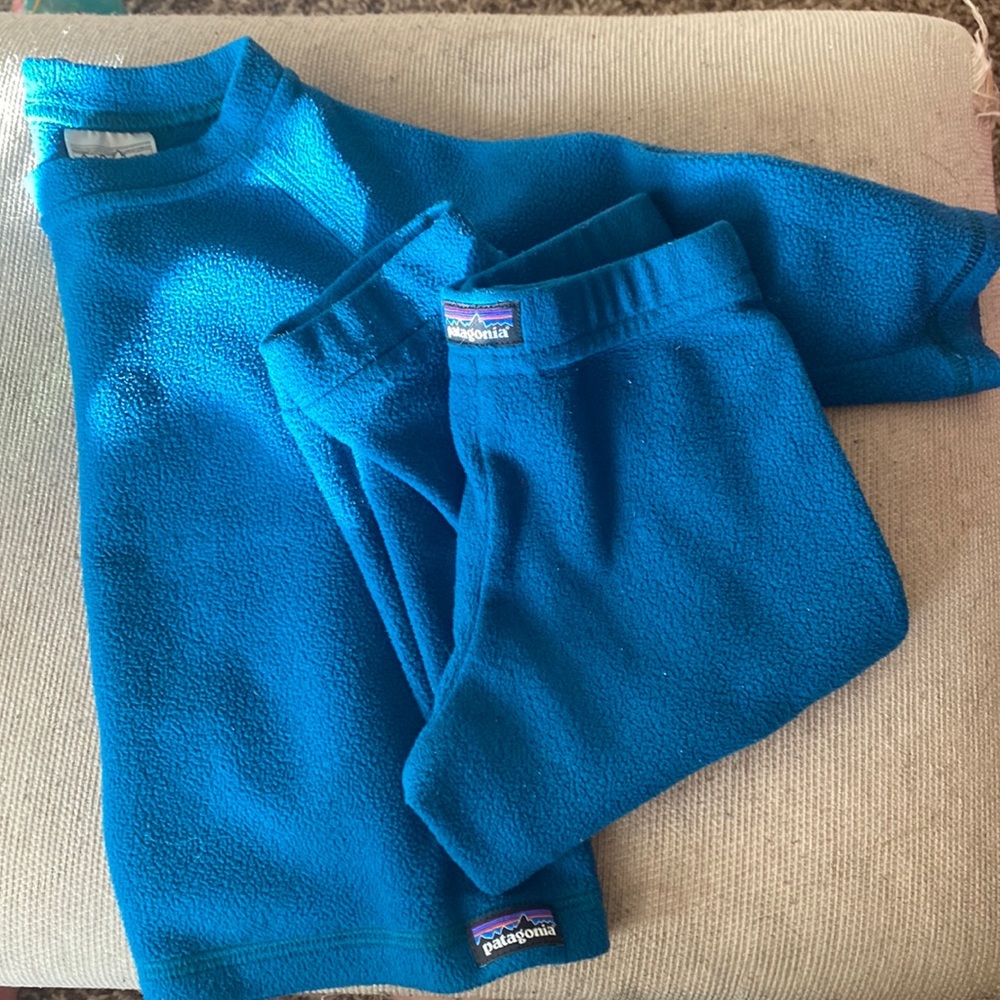 Patagonia 6-12 month Micro D Fleece Top and Bottom